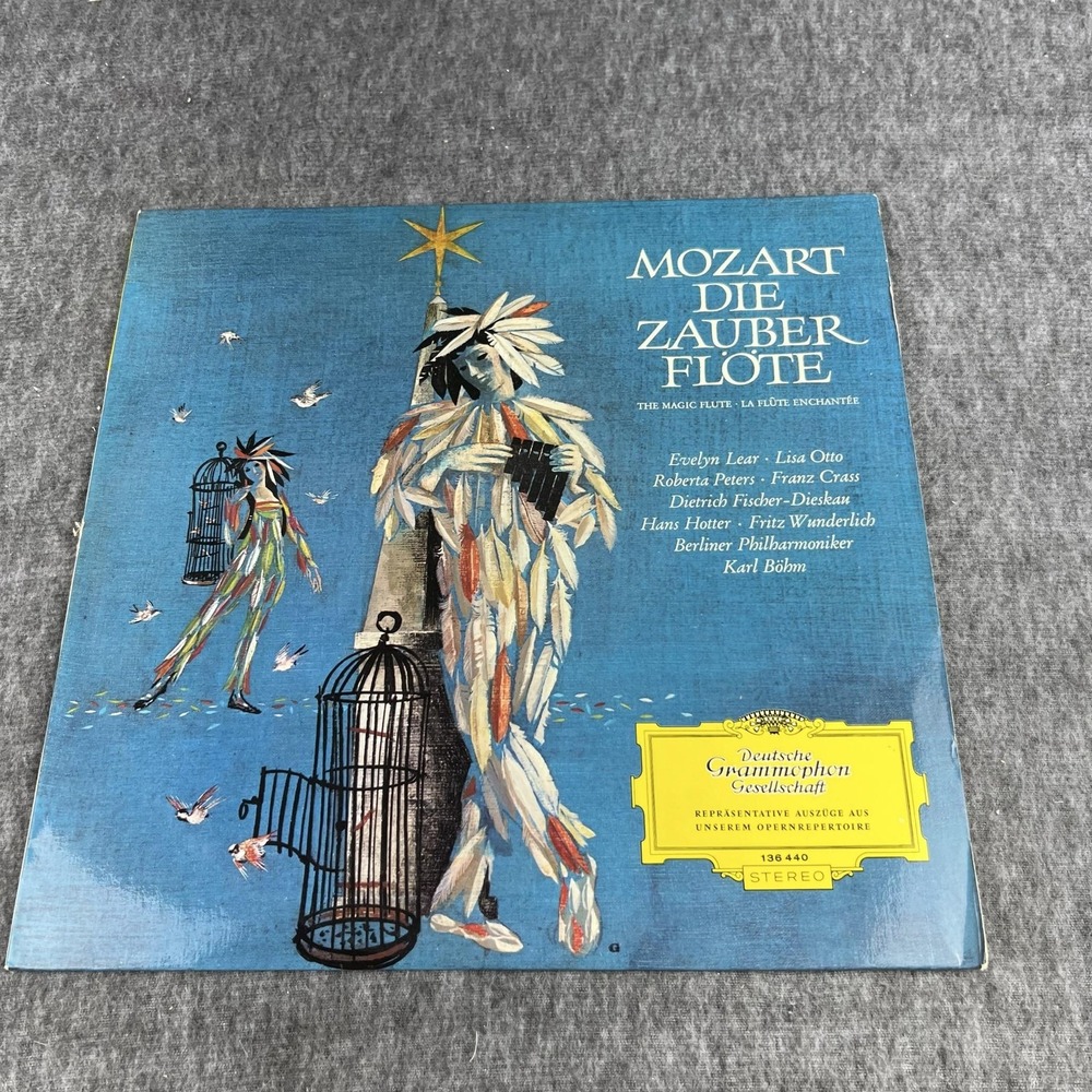Mozart Die Zauberflote Magic Flute Vinyl LP Deutsche Grammophon 136440 Stereo